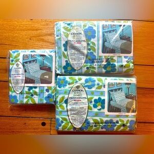 Vintage Cannon Royal Family sheet set.